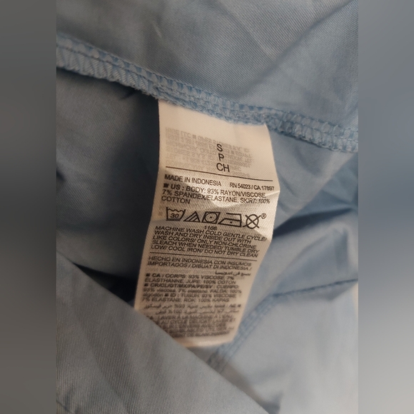 Old Navy Light Blue Sleeveless Midi Dress - Picture 6 of 6